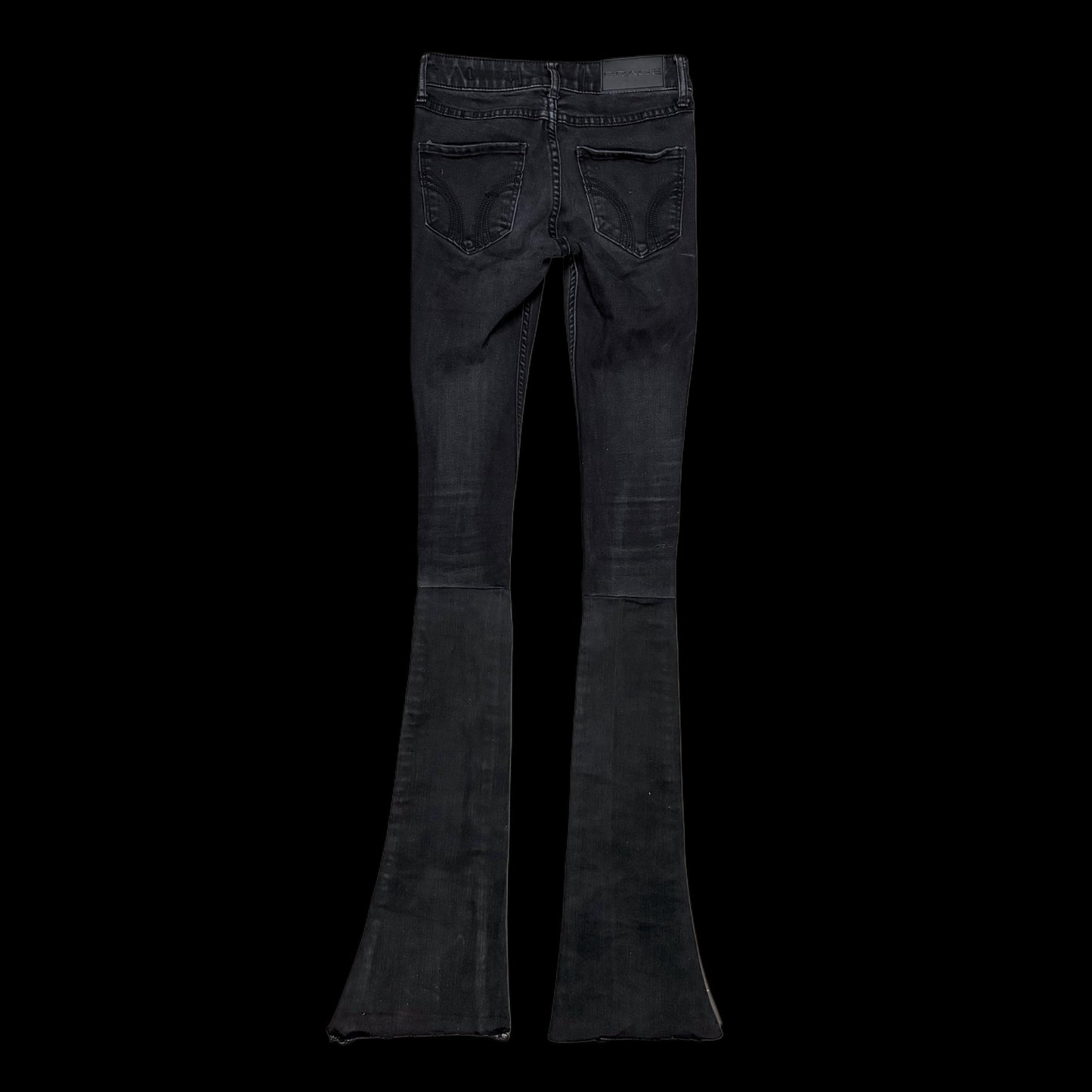 RRAGE Distressed Stacked Jeans