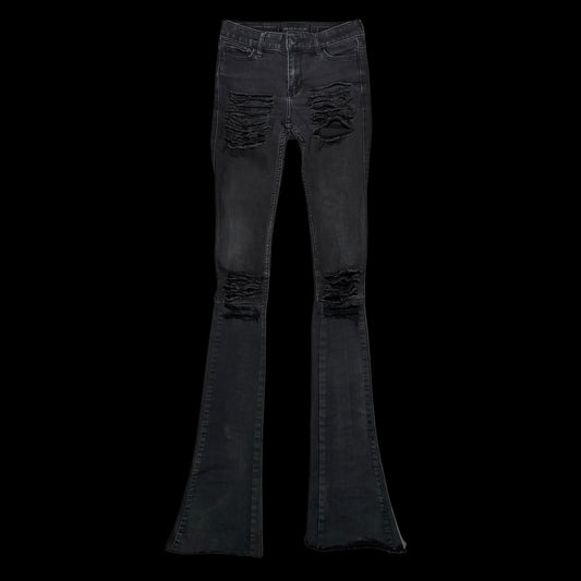 RRAGE Distressed Stacked Jeans